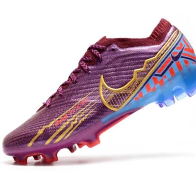 Chuteira Campo Nike Zoom Mercurial Vapor 15 Elite FG Mbappe Roxa