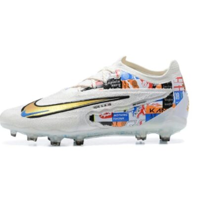 Chuteira Campo Nike Phantom GX Elite FG Kane Branca